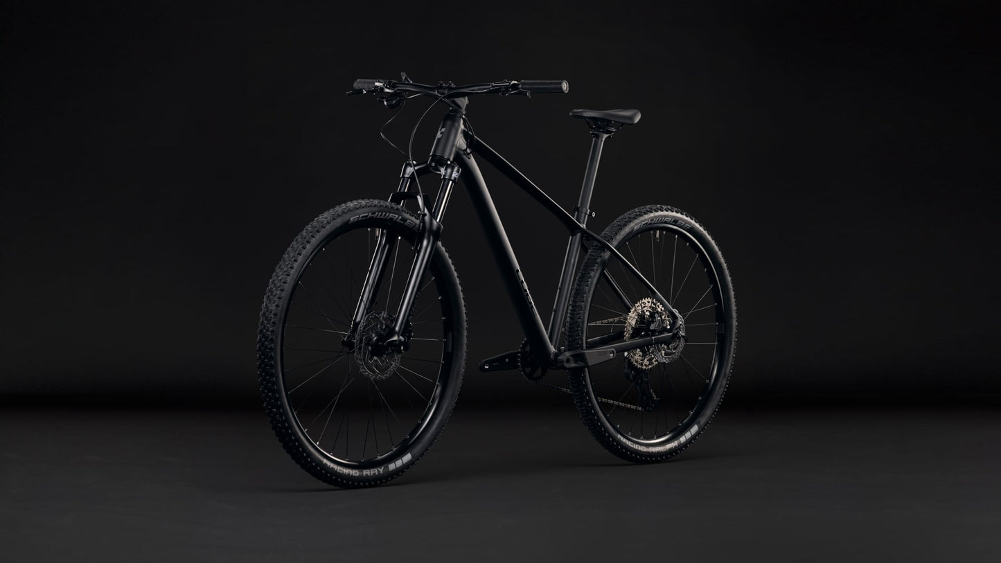 CUBE AIM SLT HARDTAIL MTB BIKE 2027 SOOT 'N' BLACK