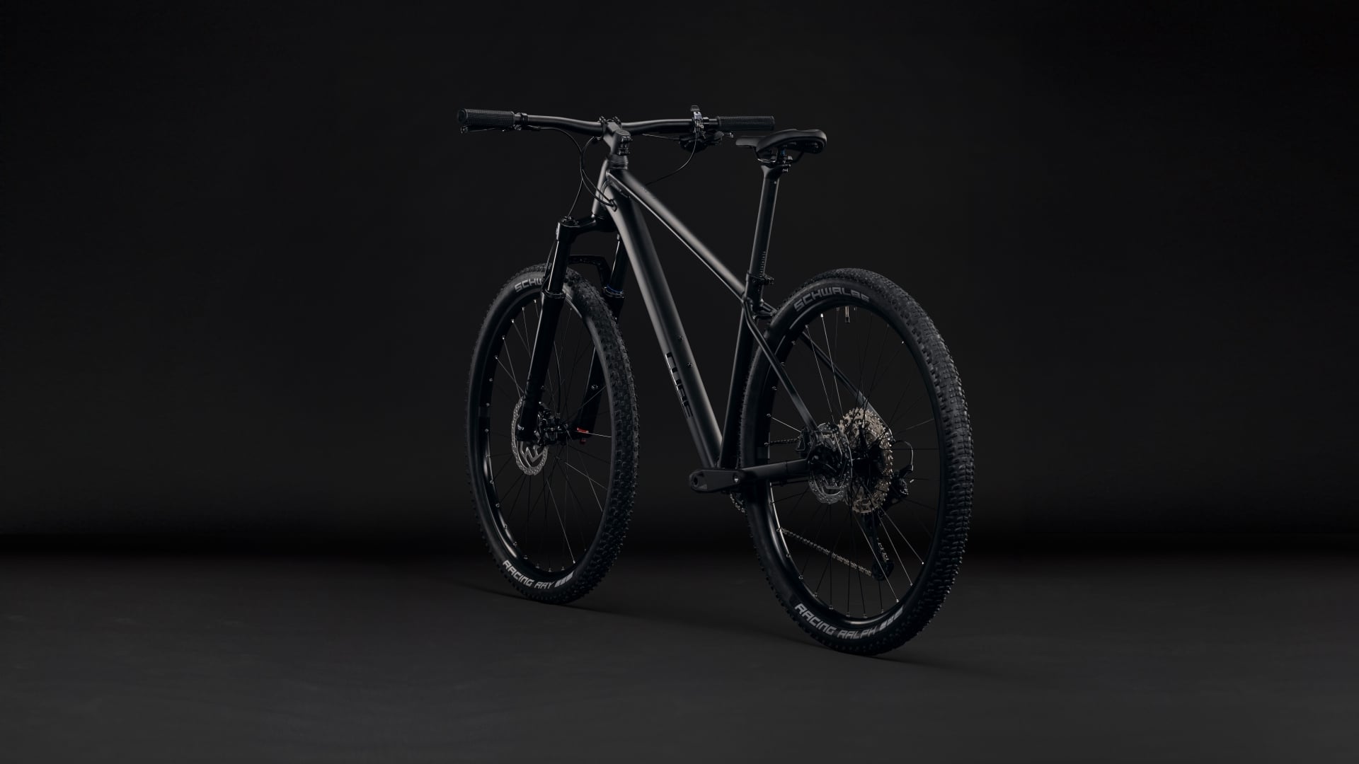 CUBE AIM SLT HARDTAIL MTB BIKE 2027 SOOT 'N' BLACK