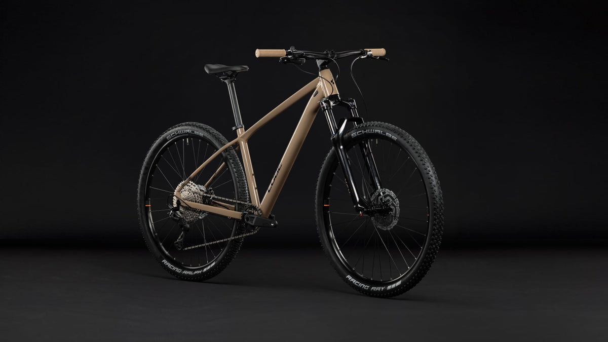 CUBE AIM SLT HARDTAIL MTB BIKE 2027 CAPPUCCINO 'N' BLACK