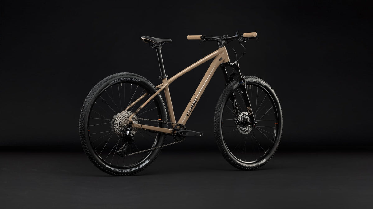 CUBE AIM SLT HARDTAIL MTB BIKE 2027 CAPPUCCINO 'N' BLACK