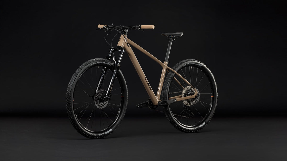 CUBE AIM SLT HARDTAIL MTB BIKE 2027 CAPPUCCINO 'N' BLACK