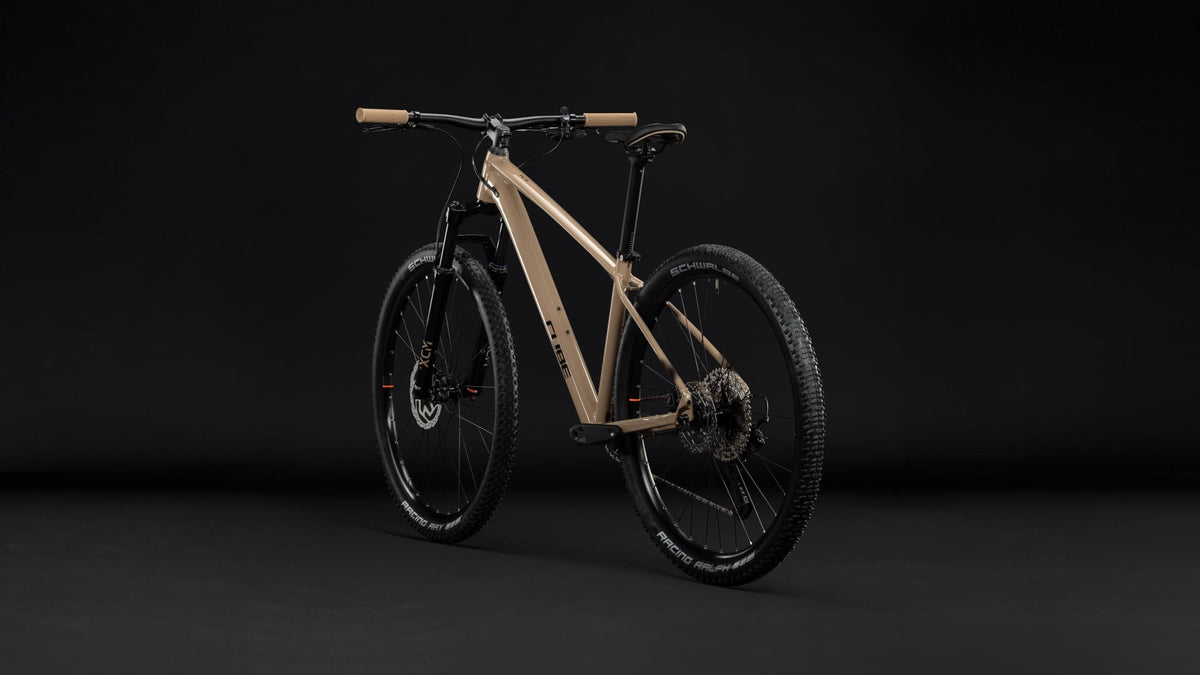 CUBE AIM SLT HARDTAIL MTB BIKE 2027 CAPPUCCINO 'N' BLACK