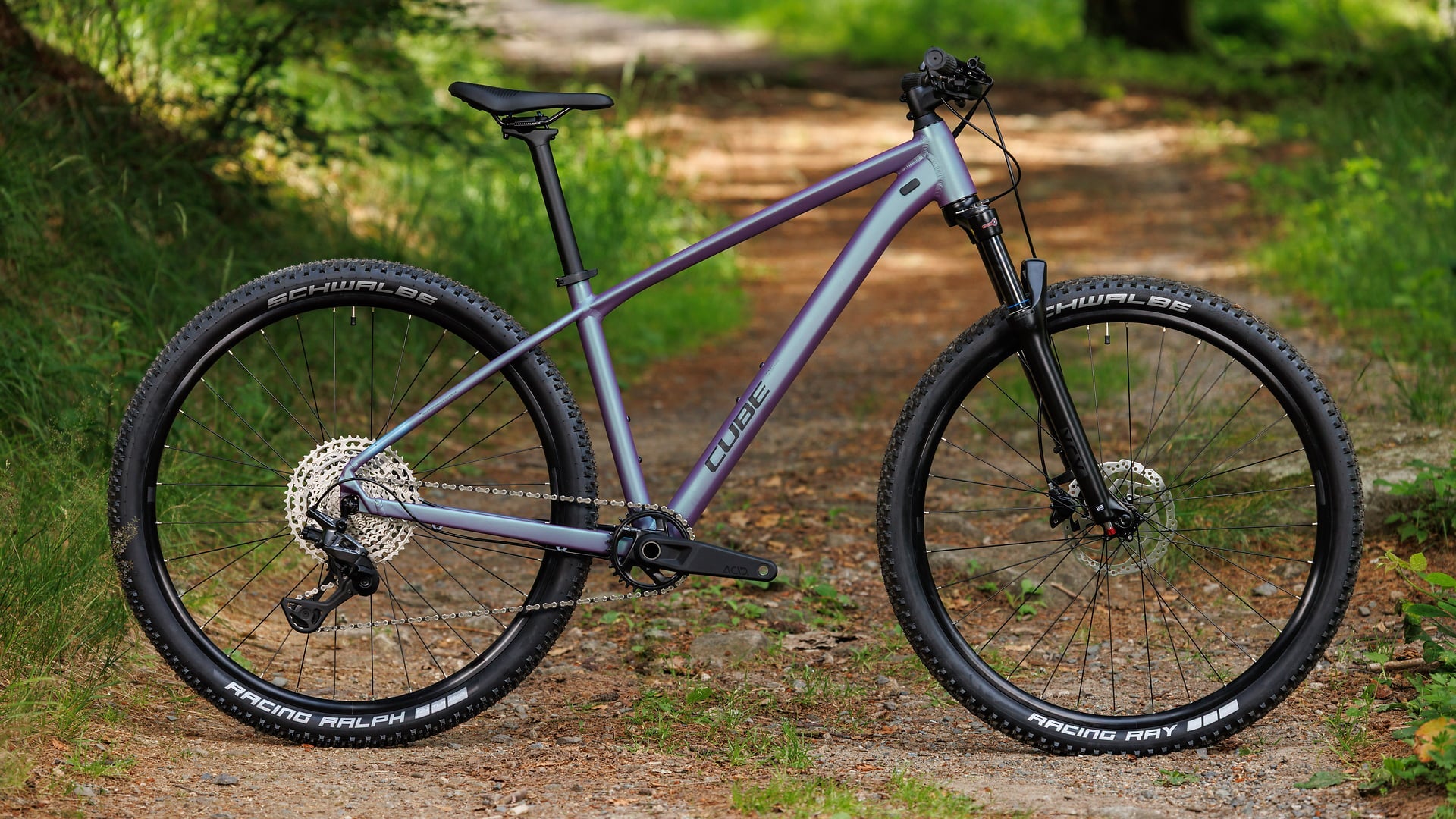 CUBE AIM SLT HARDTAIL MTB BIKE 2027 MYSTICPURPLE 'N' BLACK