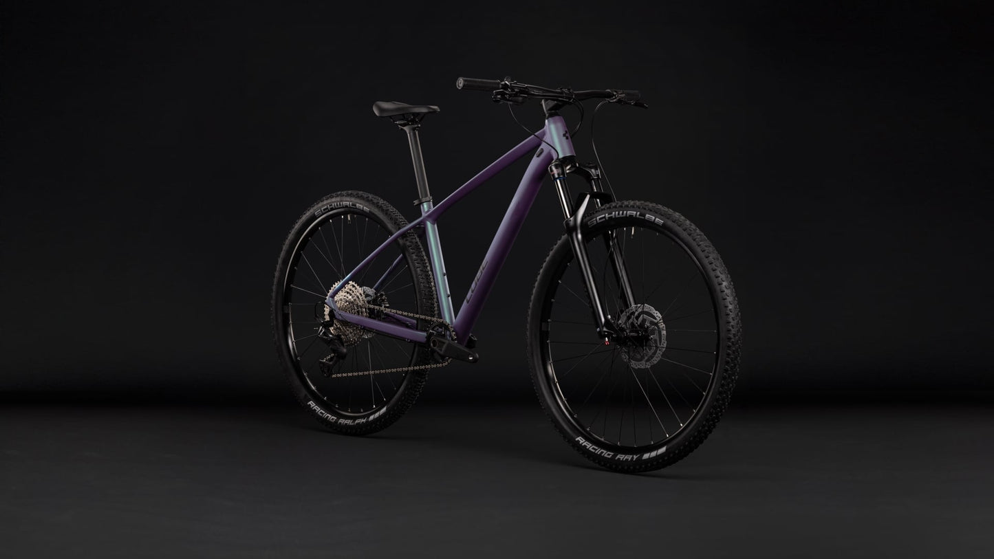 CUBE AIM SLT HARDTAIL MTB BIKE 2027 MYSTICPURPLE 'N' BLACK