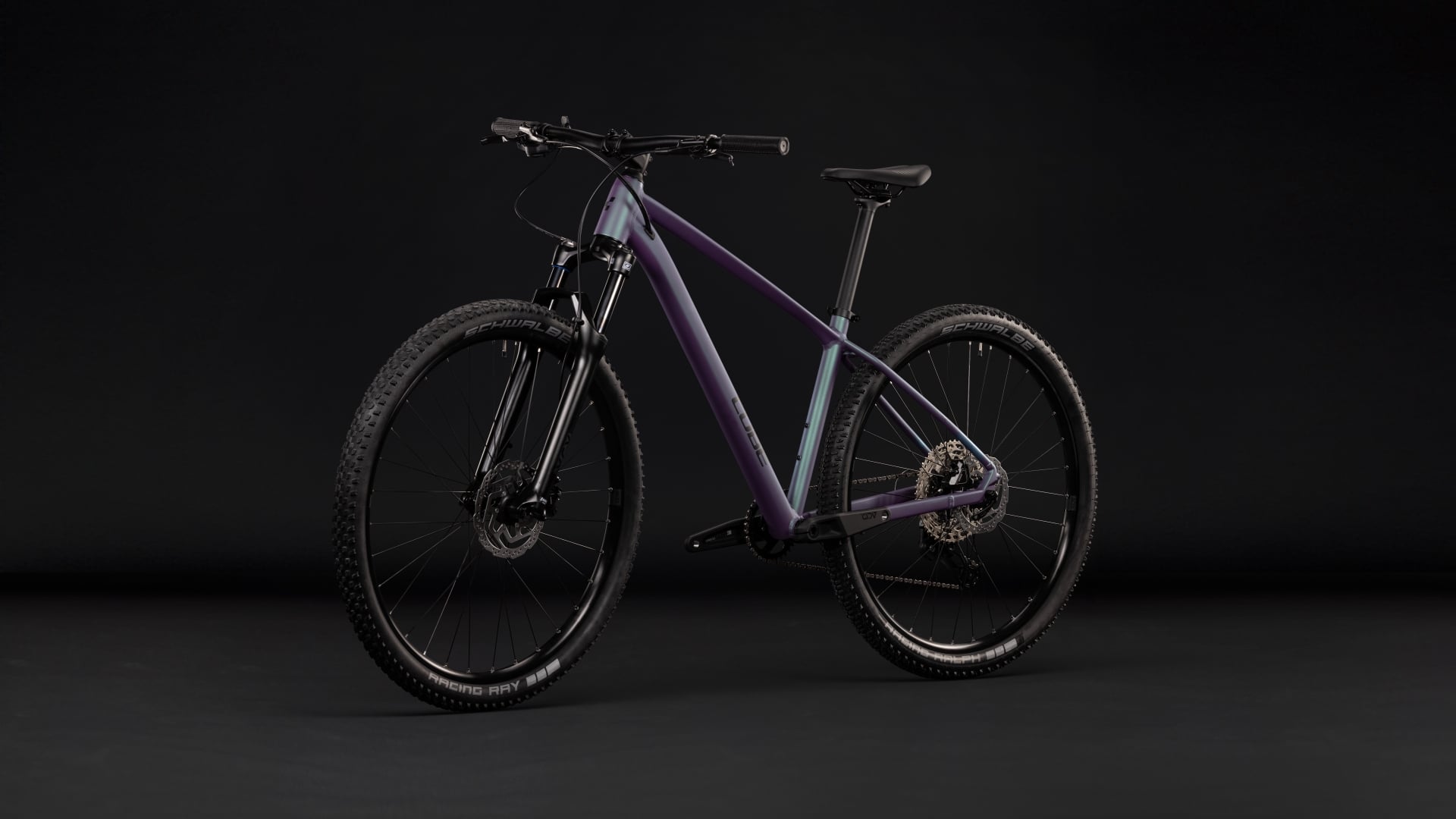 CUBE AIM SLT HARDTAIL MTB BIKE 2027 MYSTICPURPLE 'N' BLACK