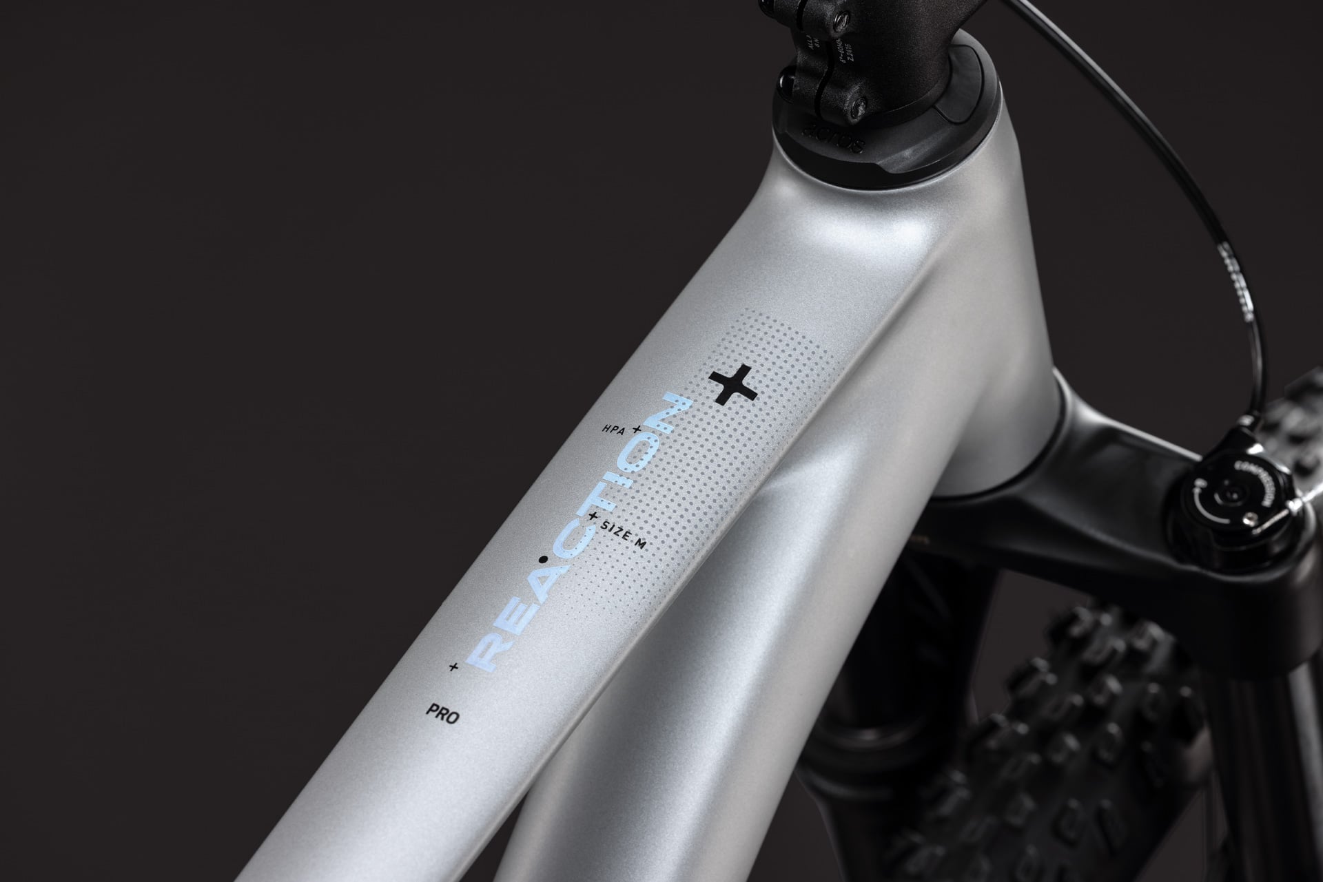 CUBE REACTION PRO HARDTAIL MTB BIKE 2027 PLATINUM 'N' BLACK
