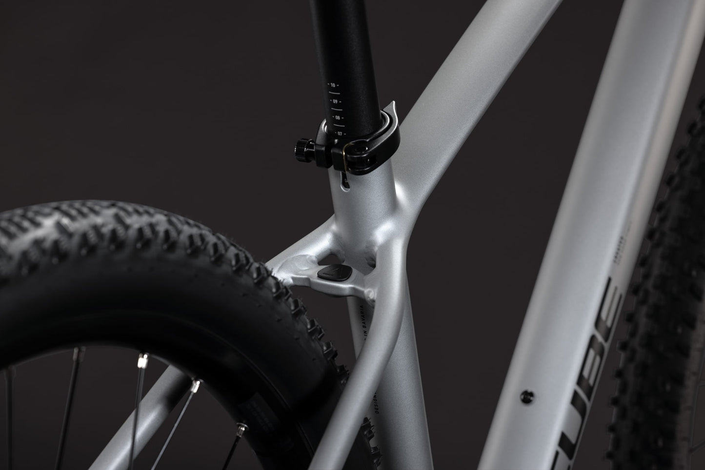 CUBE REACTION PRO HARDTAIL MTB BIKE 2027 PLATINUM 'N' BLACK