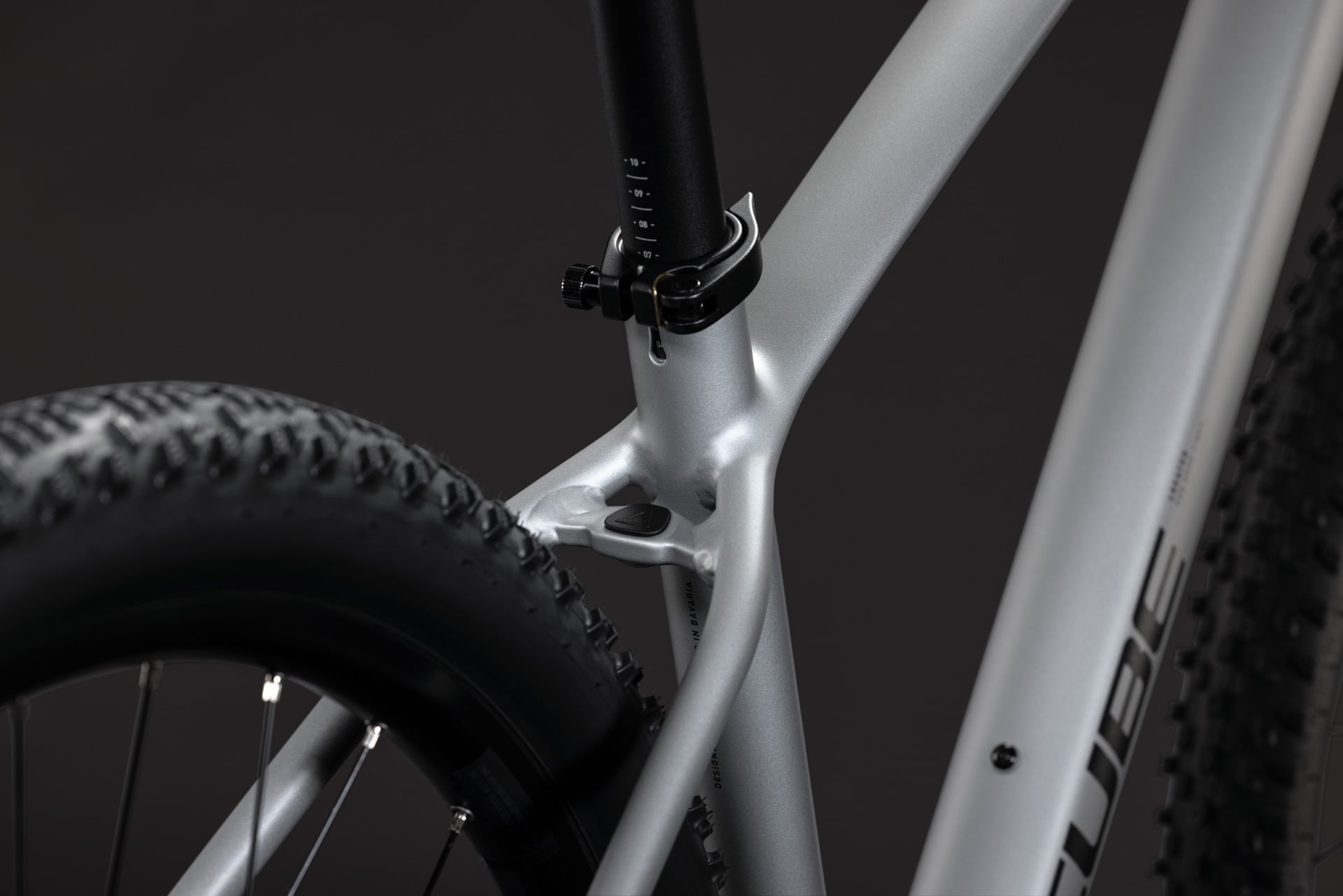 CUBE REACTION PRO HARDTAIL MTB BIKE 2027 PLATINUM 'N' BLACK