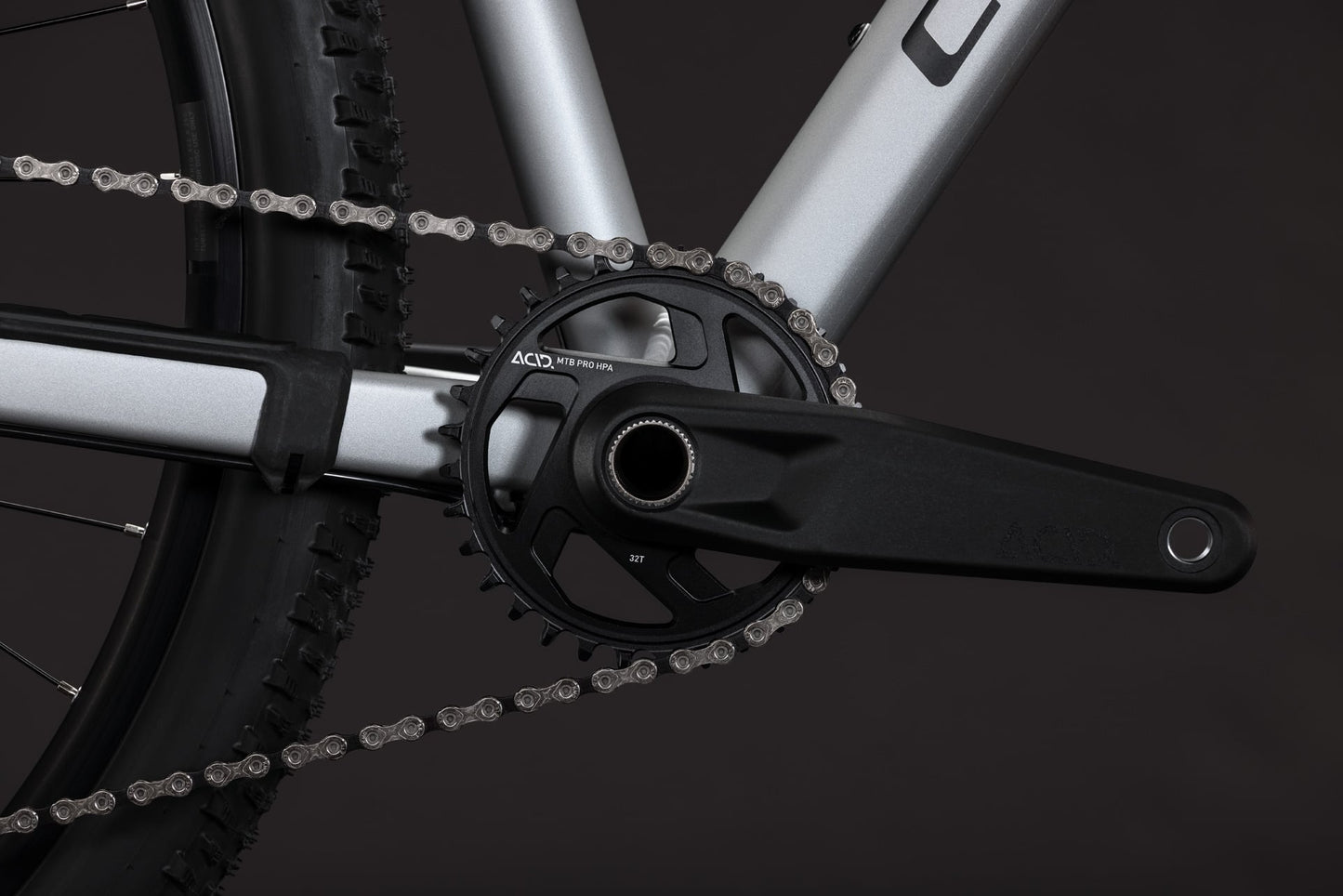 CUBE REACTION PRO HARDTAIL MTB BIKE 2027 PLATINUM 'N' BLACK