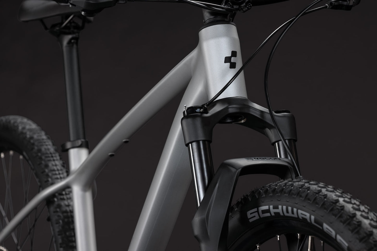 CUBE REACTION PRO HARDTAIL MTB BIKE 2027 PLATINUM 'N' BLACK