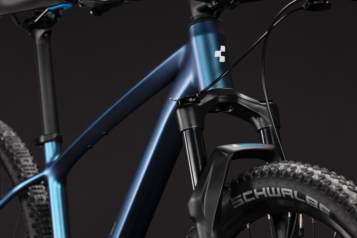 CUBE REACTION PRO HARDTAIL MTB BIKE 2027 EMERALD 'N' BLUE