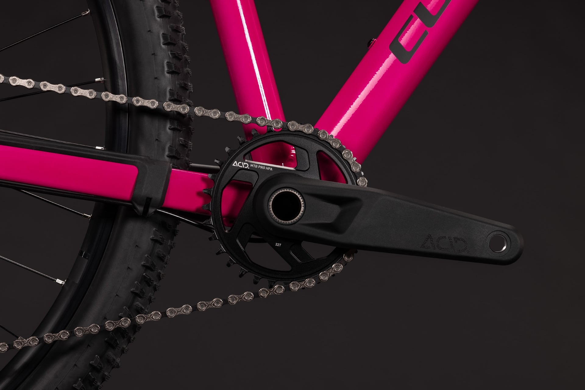 CUBE REACTION PRO HARDTAIL MTB BIKE 2027 FUCHSIA 'N' BLACK