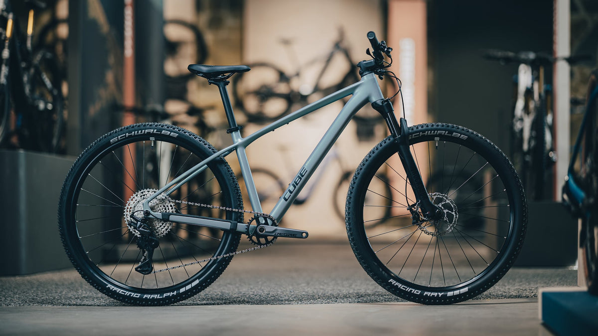 CUBE REACTION SLX HARDTAIL MTB BIKE 2027 SEAGREY 'N' BLACK