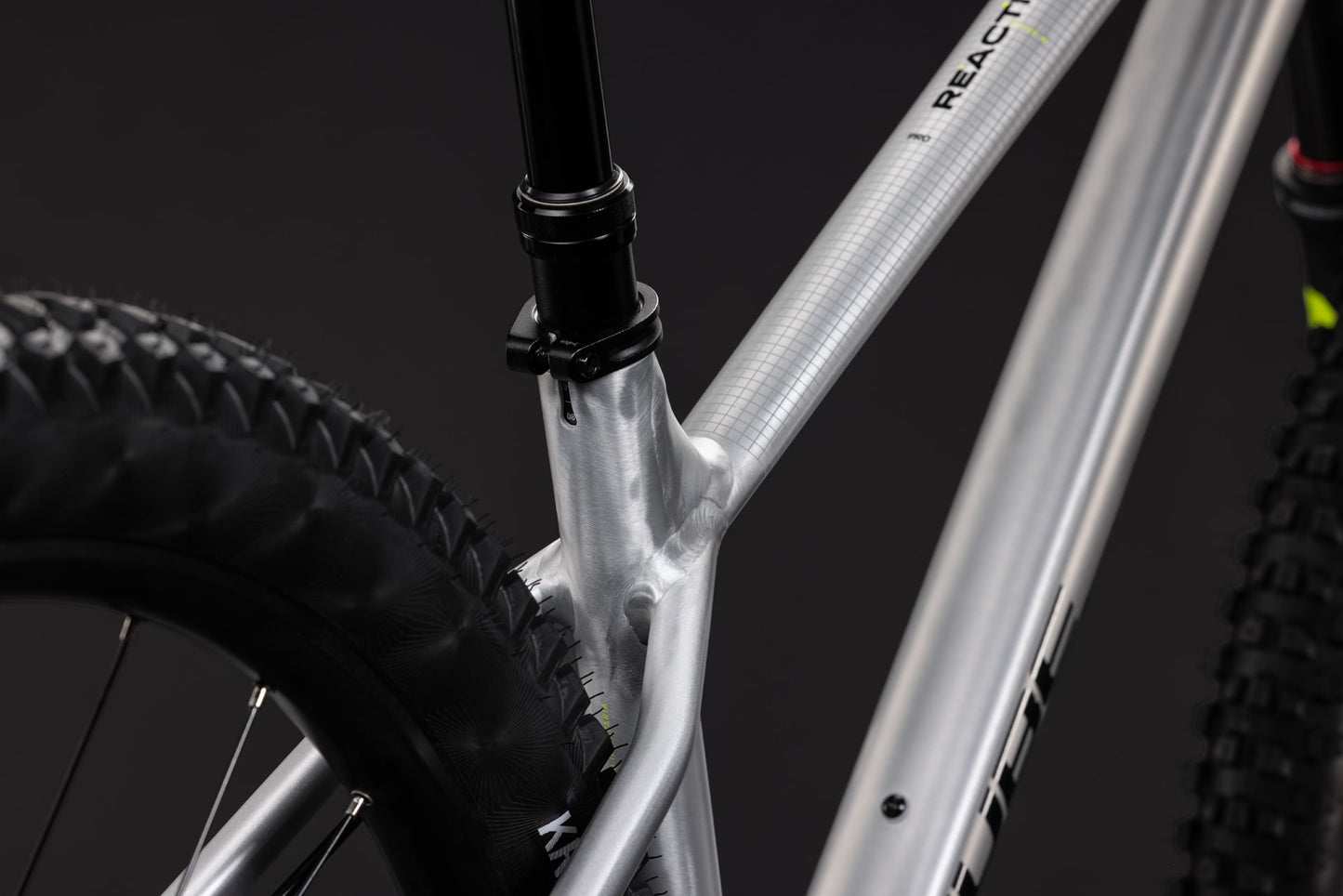 CUBE REACTION TM PRO HARDTAIL MTB BIKE 2027 RAW 'N' BLACK