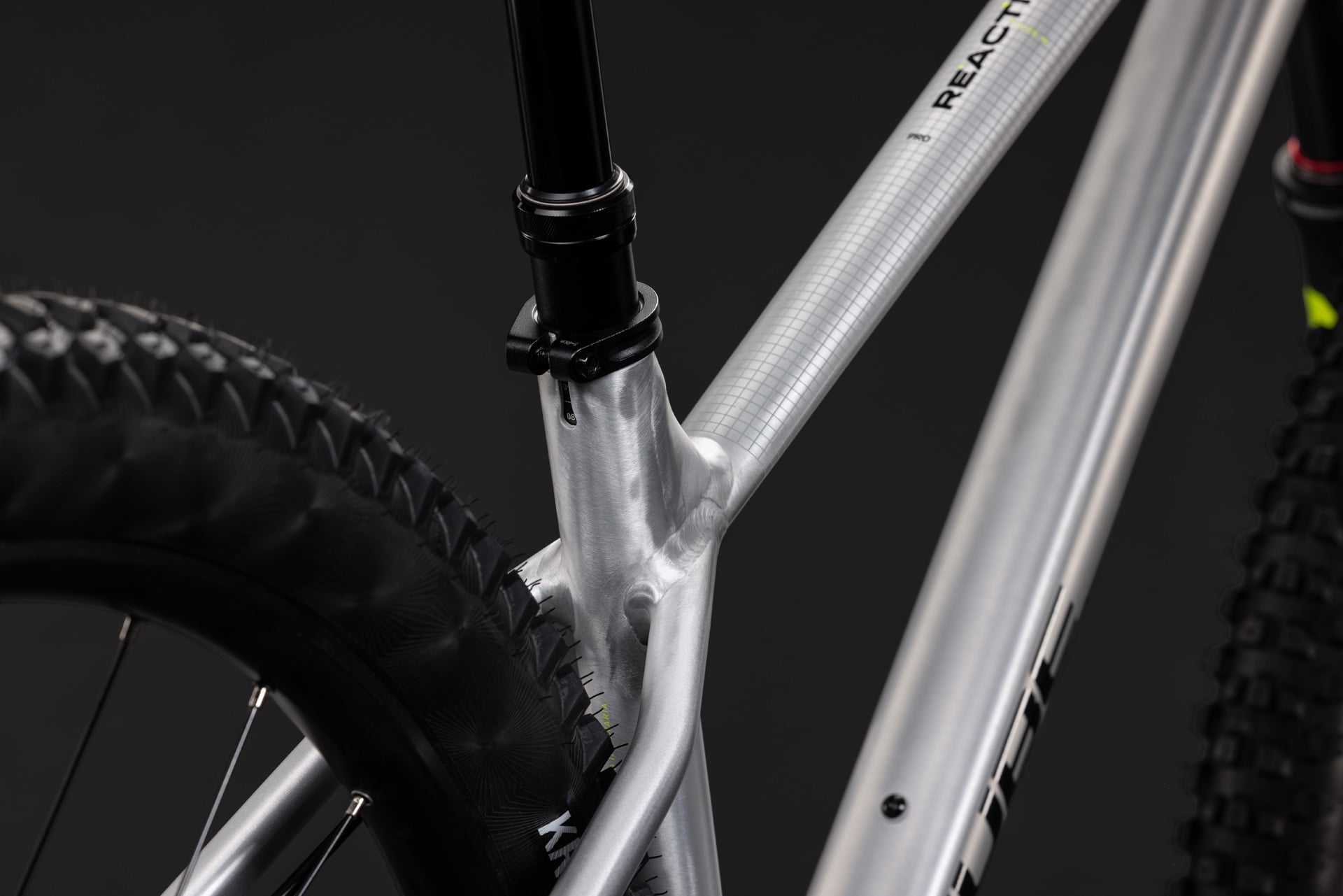 CUBE REACTION TM PRO HARDTAIL MTB BIKE 2027 RAW 'N' BLACK