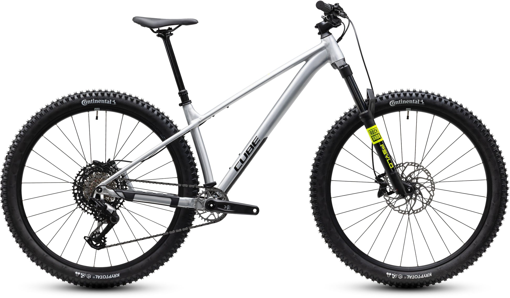 CUBE REACTION TM PRO HARDTAIL MTB BIKE 2027 RAW 'N' BLACK