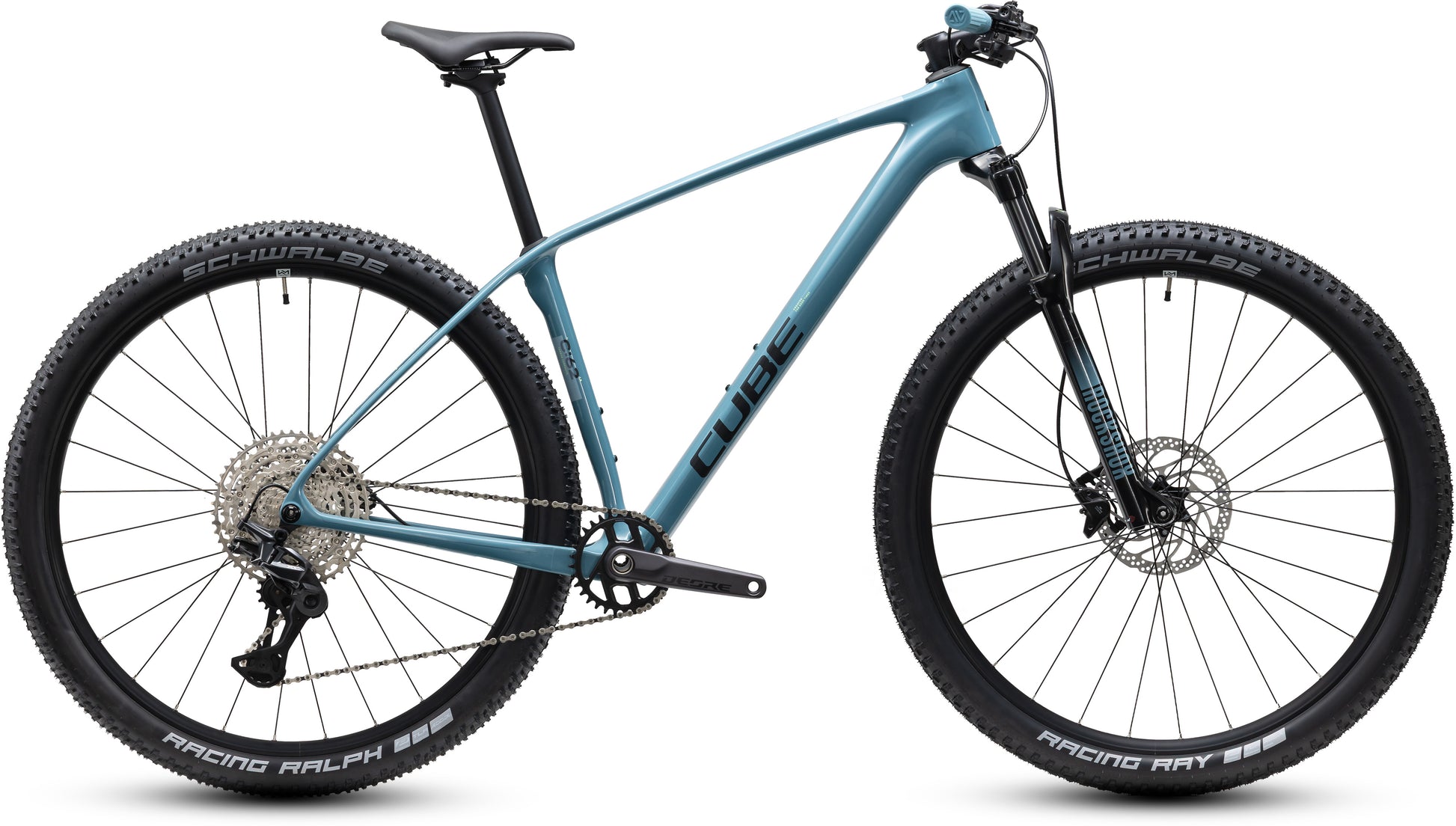 CUBE REACTION C:62 ONE HARDTAIL MTB BIKE 2027 SURFBLUE 'N' BLACK