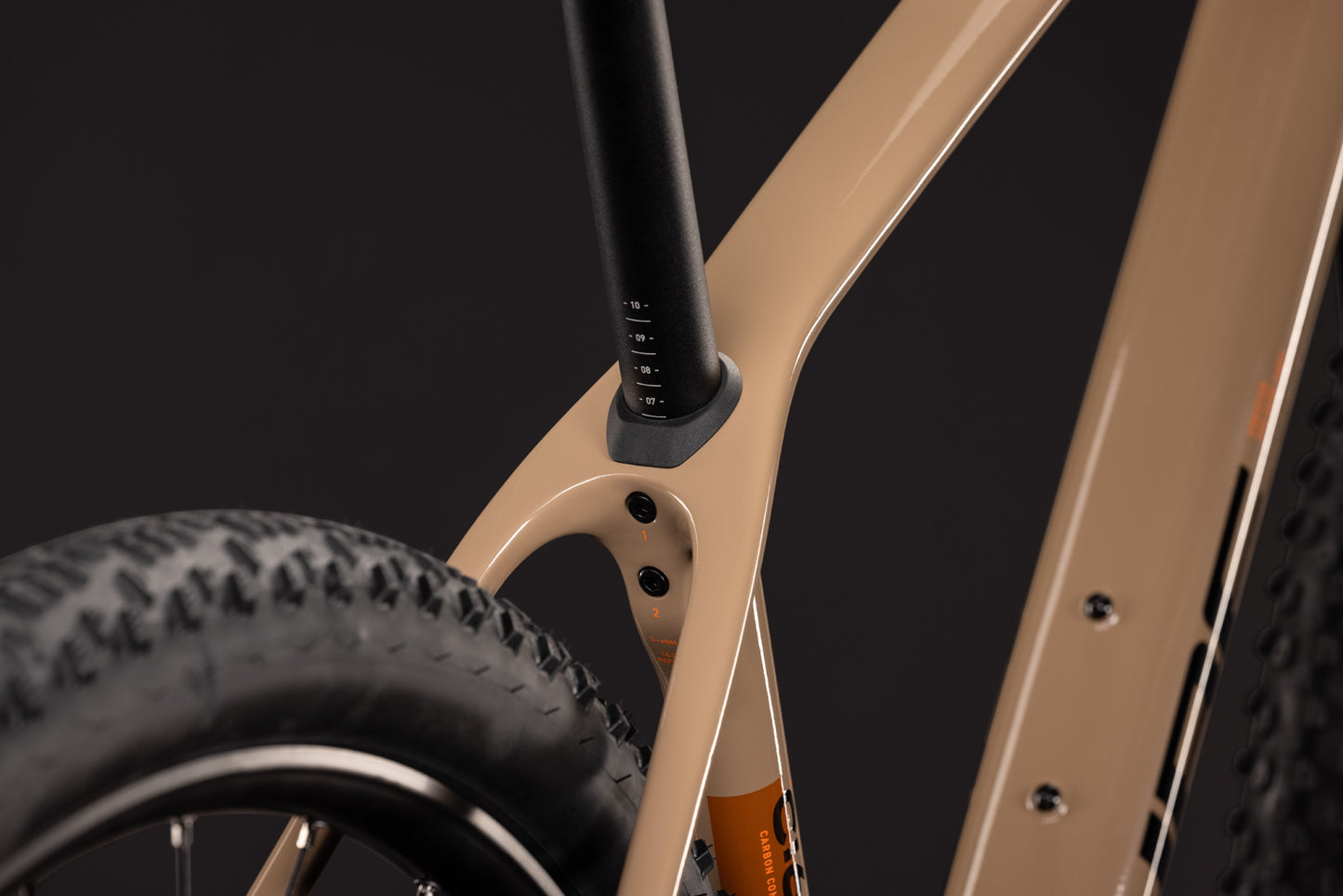 CUBE REACTION C:62 ONE HARDTAIL MTB BIKE 2027 CAPPUCCINO 'N' BLACK