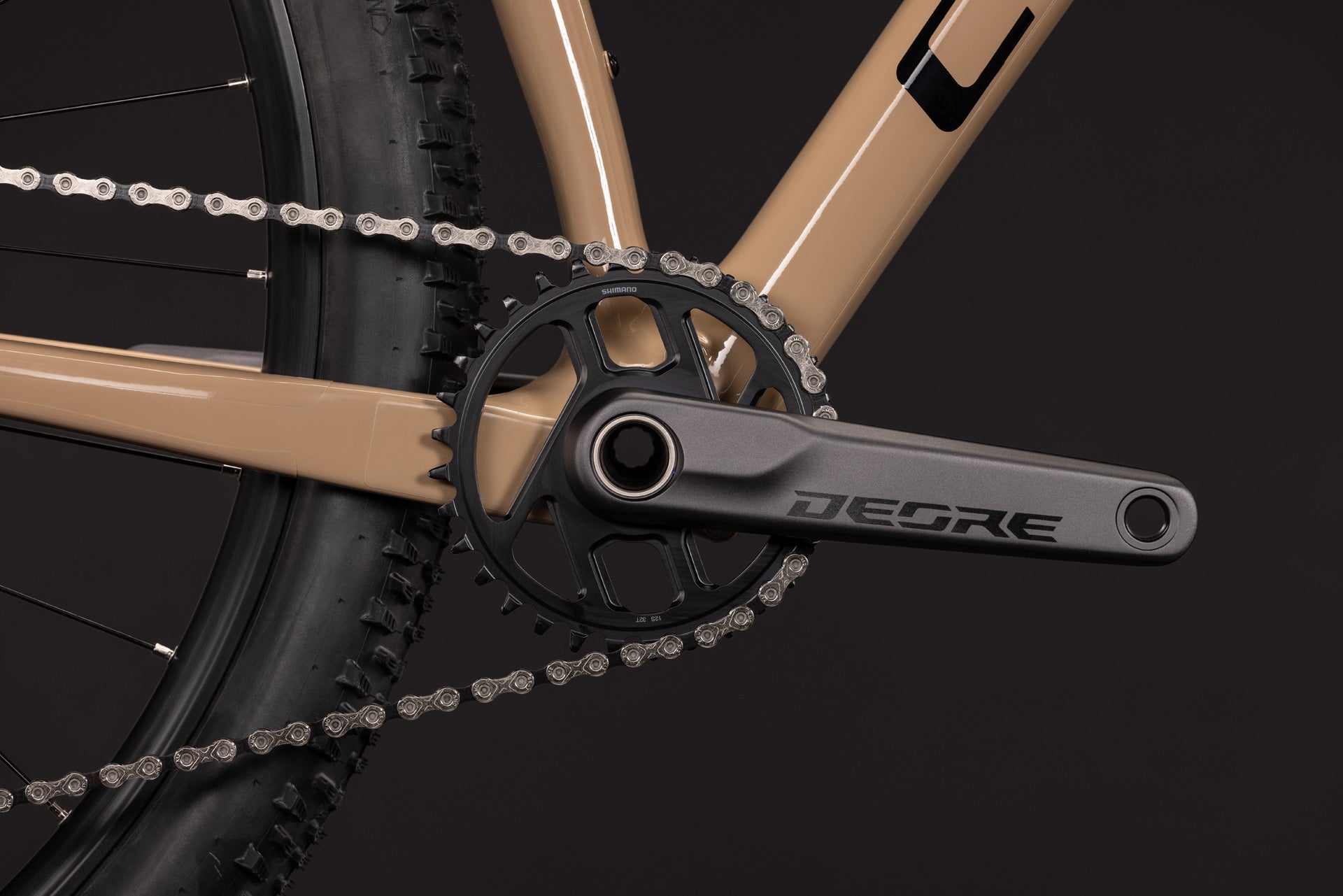CUBE REACTION C:62 ONE HARDTAIL MTB BIKE 2027 CAPPUCCINO 'N' BLACK