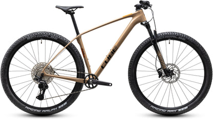 CUBE REACTION C:62 ONE HARDTAIL MTB BIKE 2027 CAPPUCCINO 'N' BLACK