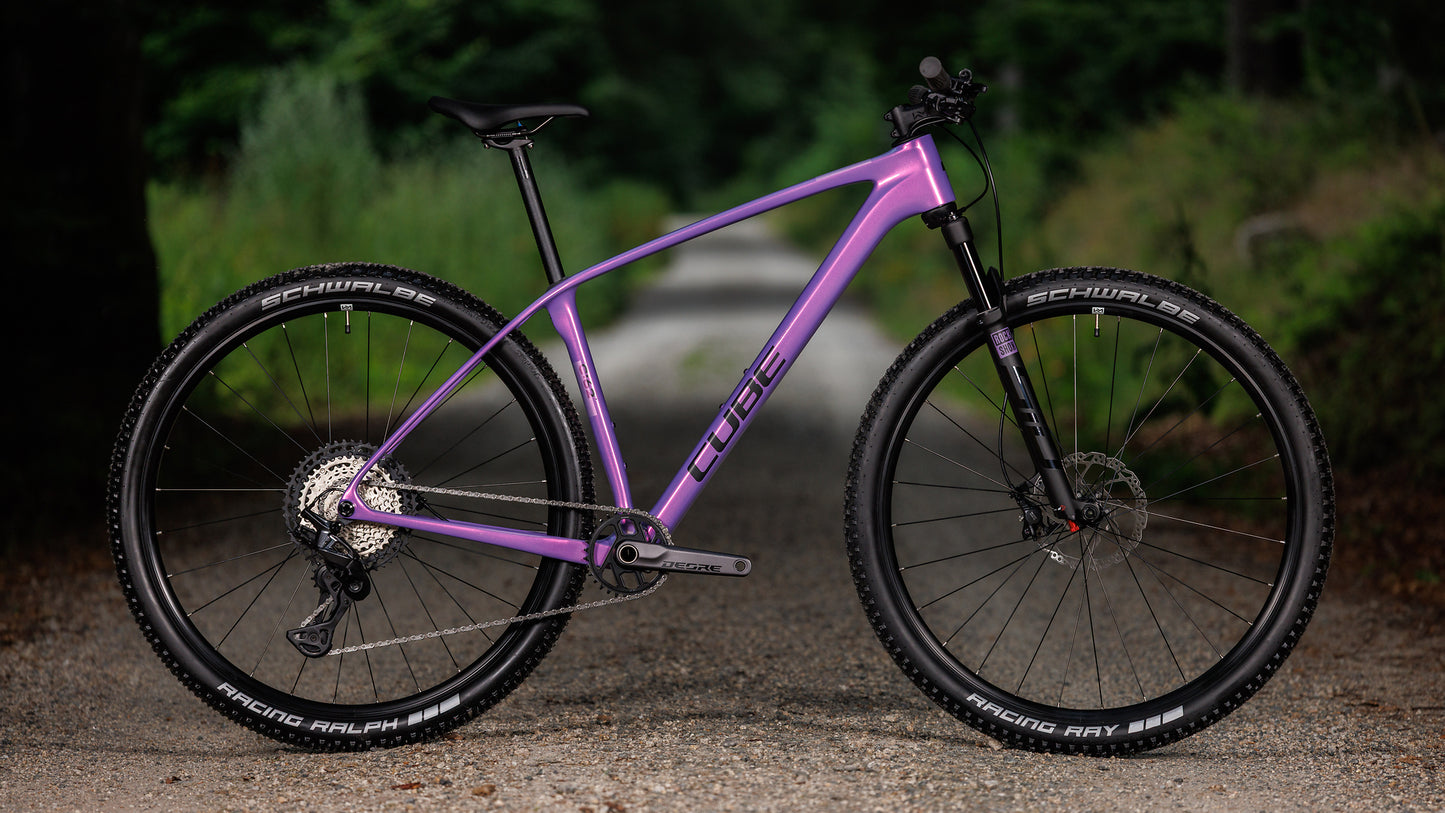 CUBE REACTION C:62 PRO HARDTAIL MTB BIKE 2027 COSMICPURPLE 'N' BLACK
