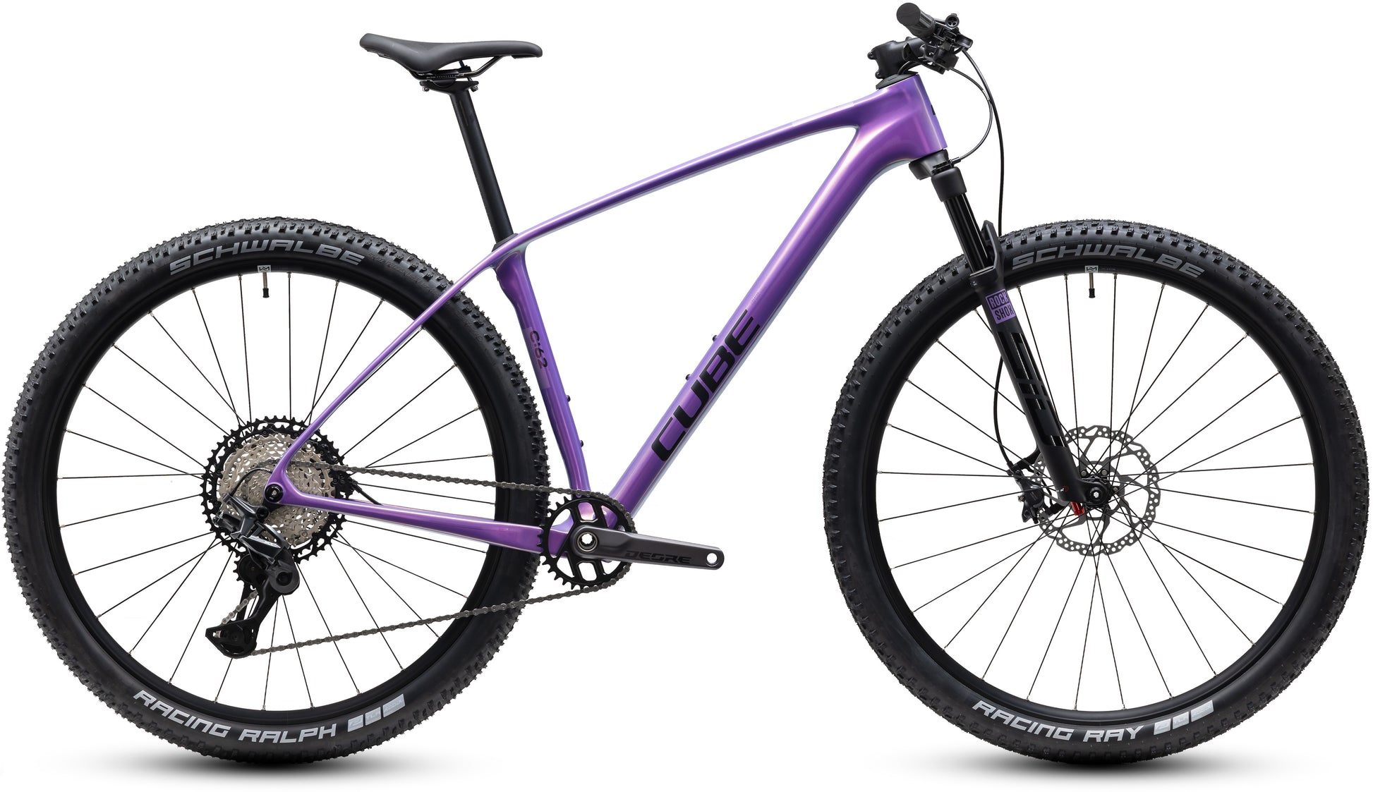 CUBE REACTION C:62 PRO HARDTAIL MTB BIKE 2027 COSMICPURPLE 'N' BLACK