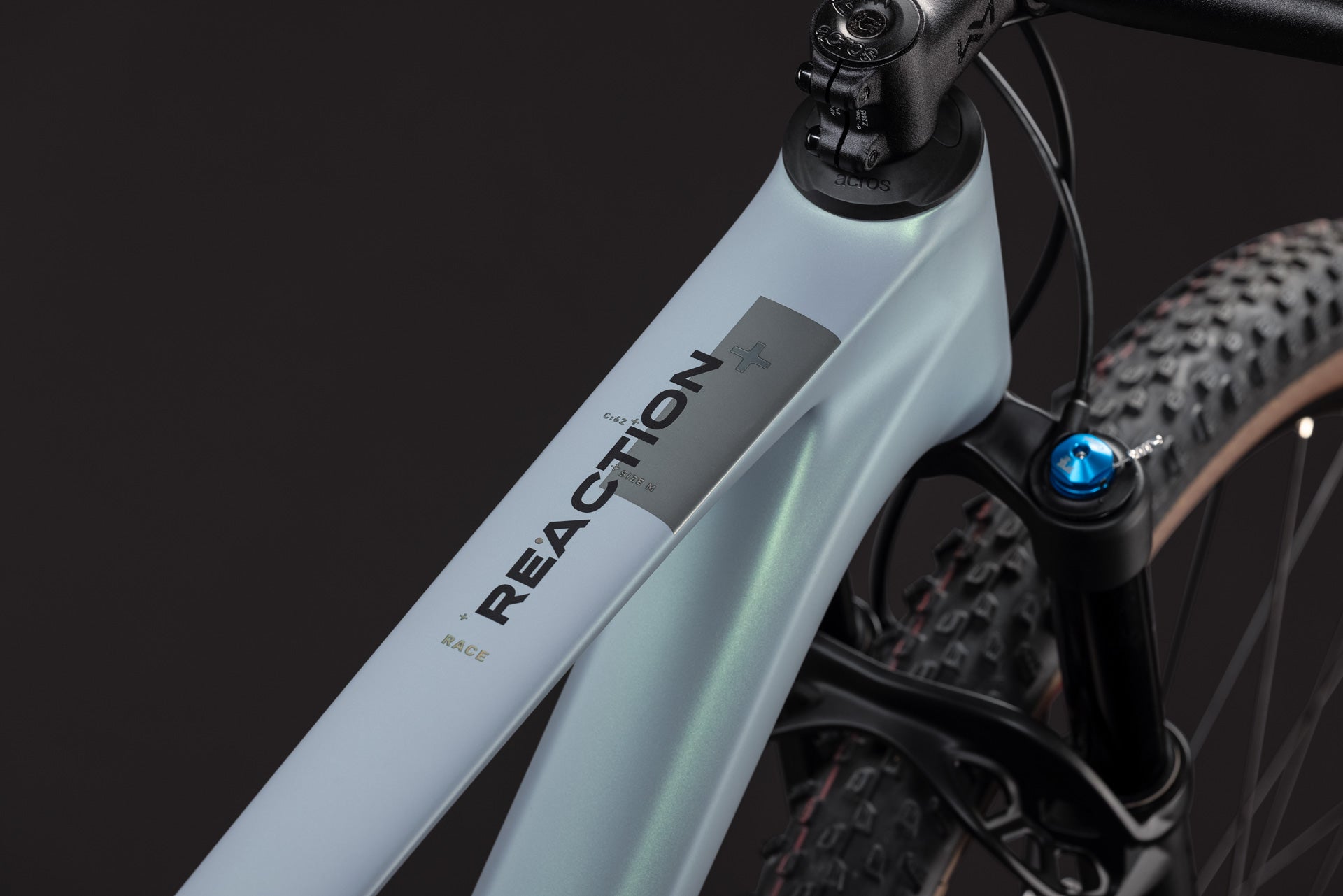 CUBE REACTION C:62 RACE HARDTAIL MTB BIKE 2027 SEAGREY 'N' BLACK