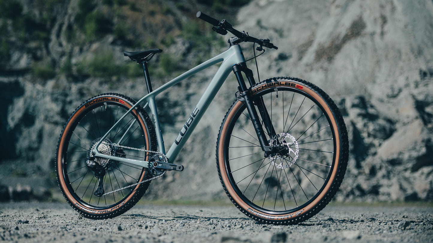 CUBE REACTION C:62 RACE HARDTAIL MTB BIKE 2027 SEAGREY 'N' BLACK