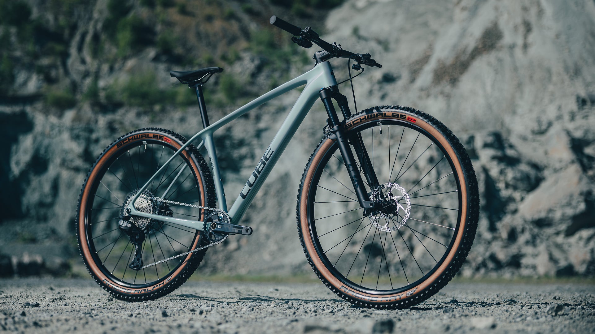 CUBE REACTION C:62 RACE HARDTAIL MTB BIKE 2027 SEAGREY 'N' BLACK