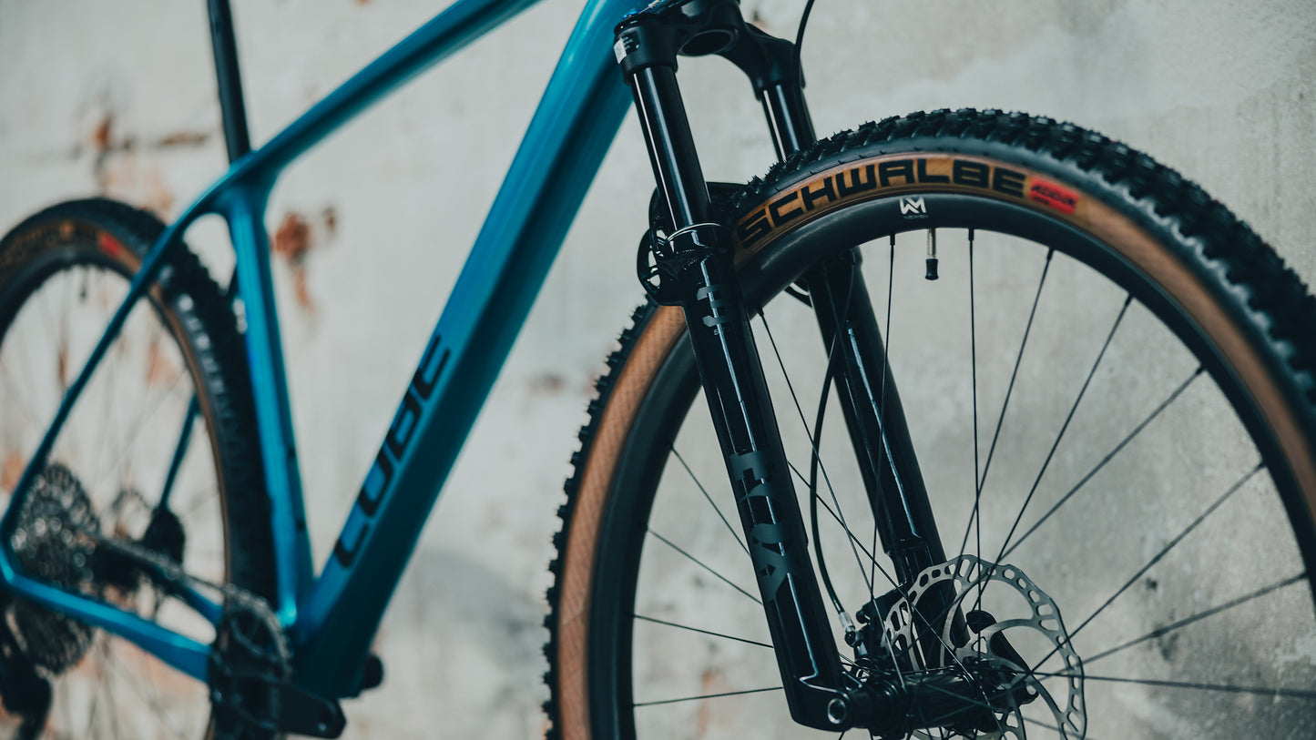 CUBE REACTION C:68X SLX HARDTAIL MTB BIKE 2027 MEDITERRENEANSEA 'N' PRIZM