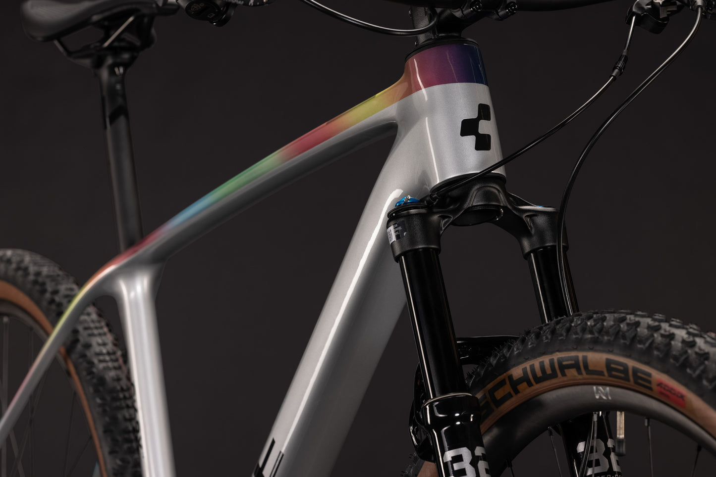 CUBE REACTION C:68X SLX HARDTAIL MTB BIKE 2027 SILVERGREY 'N' SOFTFLOW