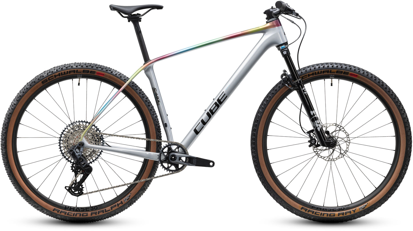 CUBE REACTION C:68X SLX HARDTAIL MTB BIKE 2027 SILVERGREY 'N' SOFTFLOW