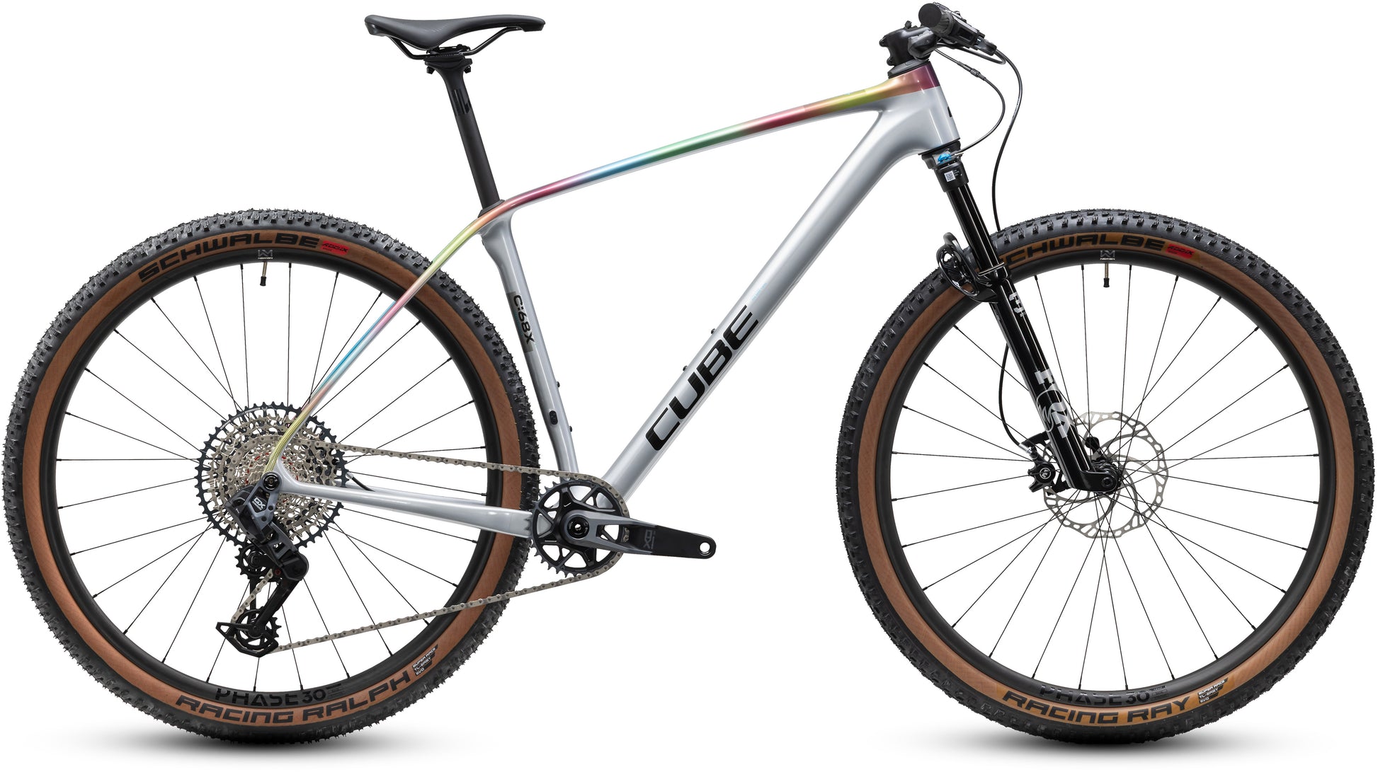 CUBE REACTION C:68X SLX HARDTAIL MTB BIKE 2027 SILVERGREY 'N' SOFTFLOW