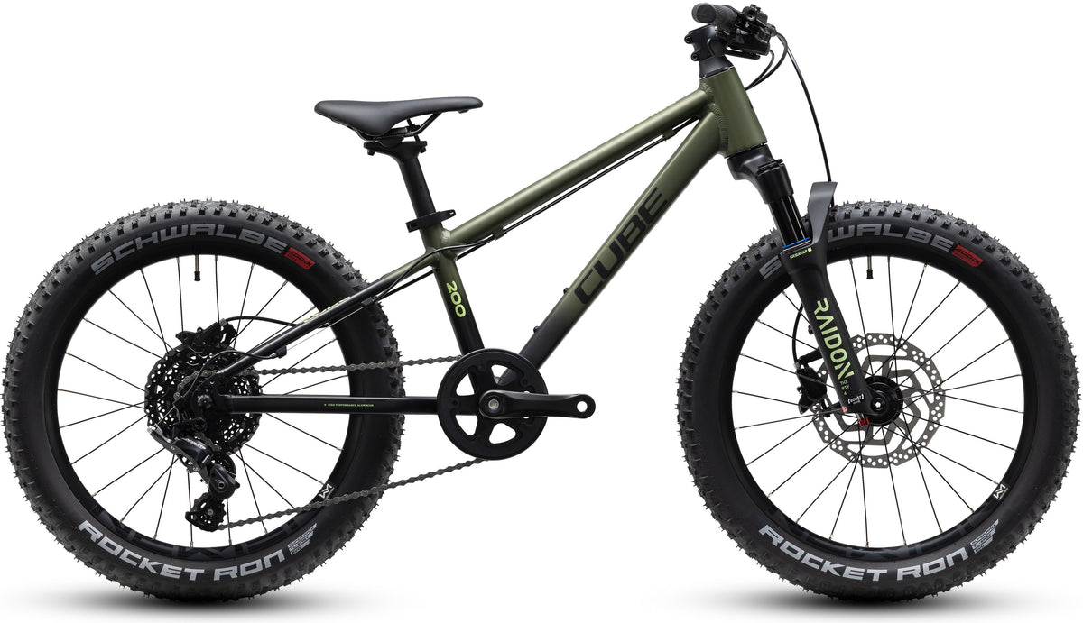 CUBE REACTION 200 TM HARDTAIL KID'S MTB BIKE 2027 REEDGREEN 'N' LIME