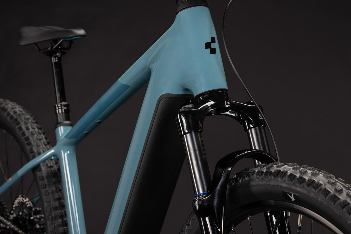 CUBE REACTION HYBRID ROOKIE 540 HARDTAIL eMTB BIKE 2027 SURFBLUE 'N' BLACK