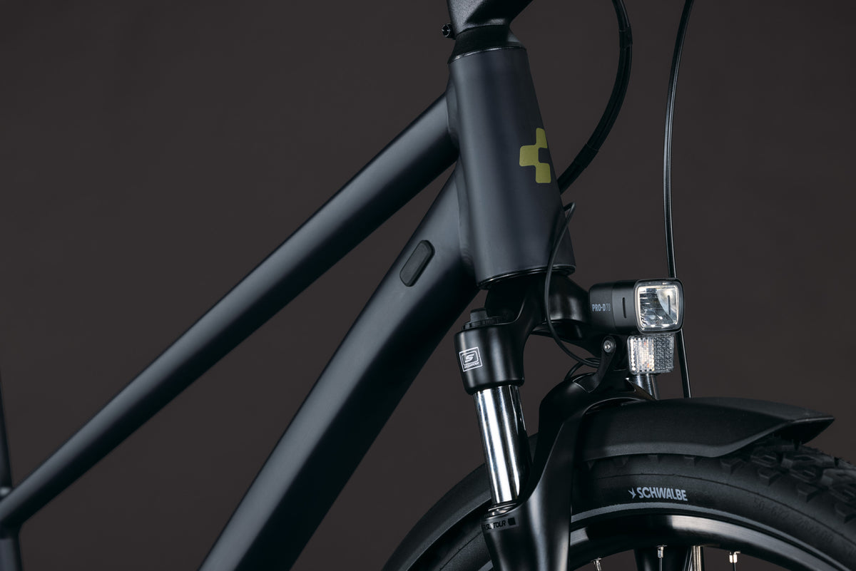 CUBE NATURE ONE FE TREKKING BIKE 2027 INK 'N' GREY (TRAPEZE)