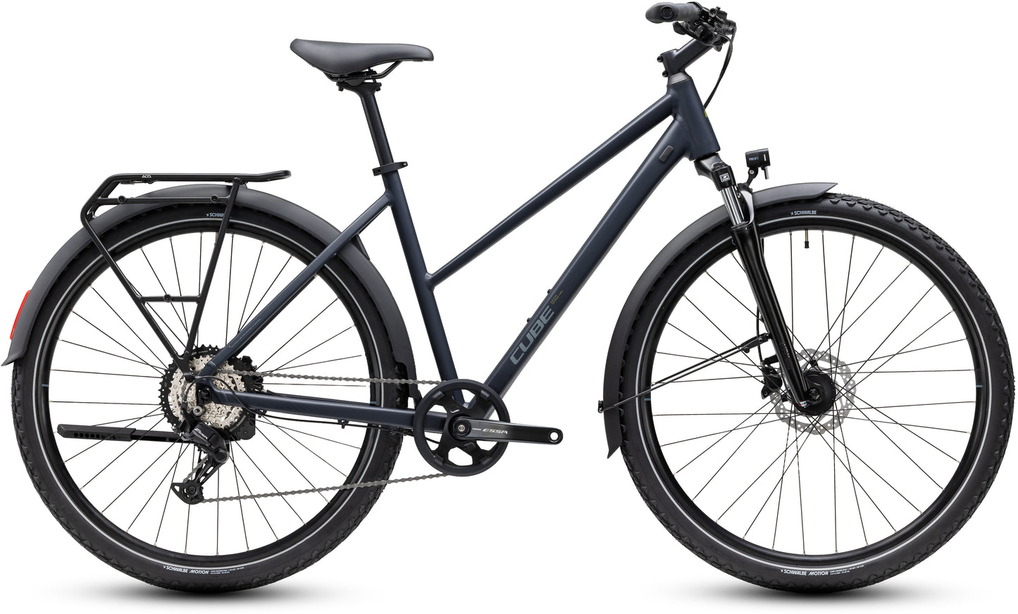CUBE NATURE ONE FE TREKKING BIKE 2027 INK 'N' GREY (TRAPEZE)