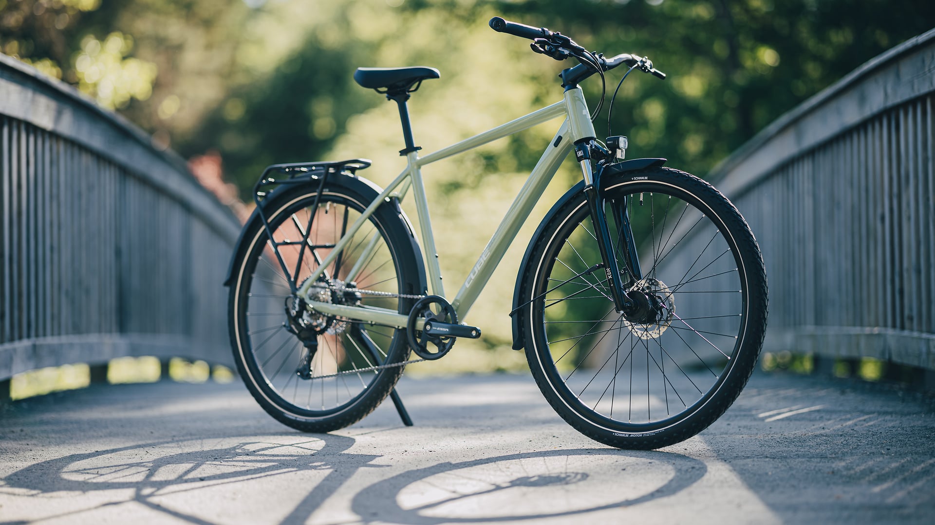 CUBE NATURE ONE FE TREKKING BIKE 2027 ALMONDGREEN 'N' GREEN