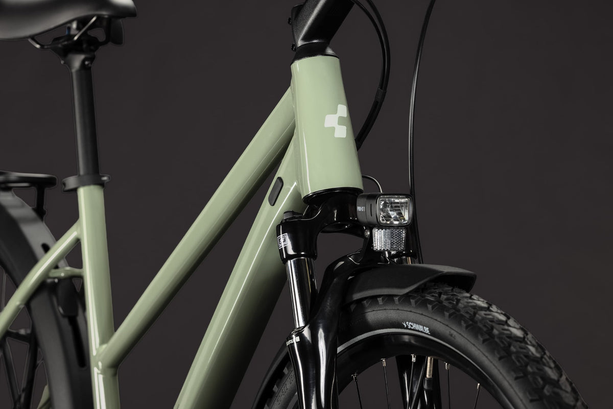 CUBE NATURE ONE FE TREKKING BIKE 2027 ALMONDGREEN 'N' GREEN (TRAPEZE)