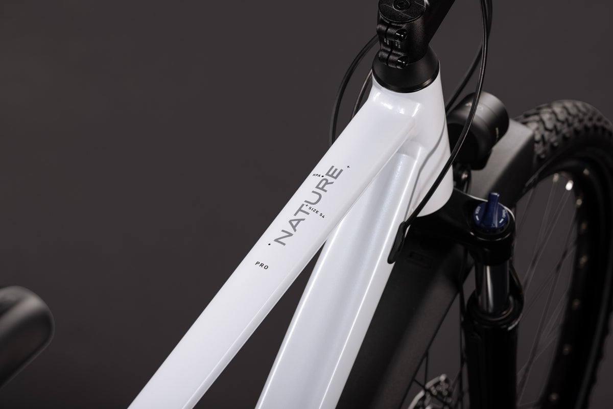 CUBE NATURE PRO FE TREKKING BIKE 2027 METALLICWHITE 'N' REFLEX