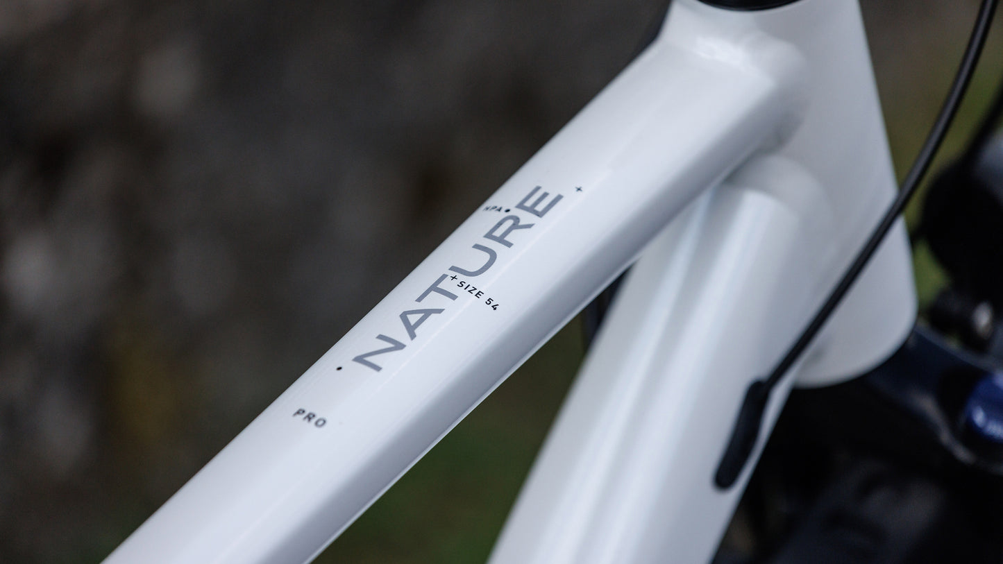 CUBE NATURE PRO FE TREKKING BIKE 2027 METALLICWHITE 'N' REFLEX