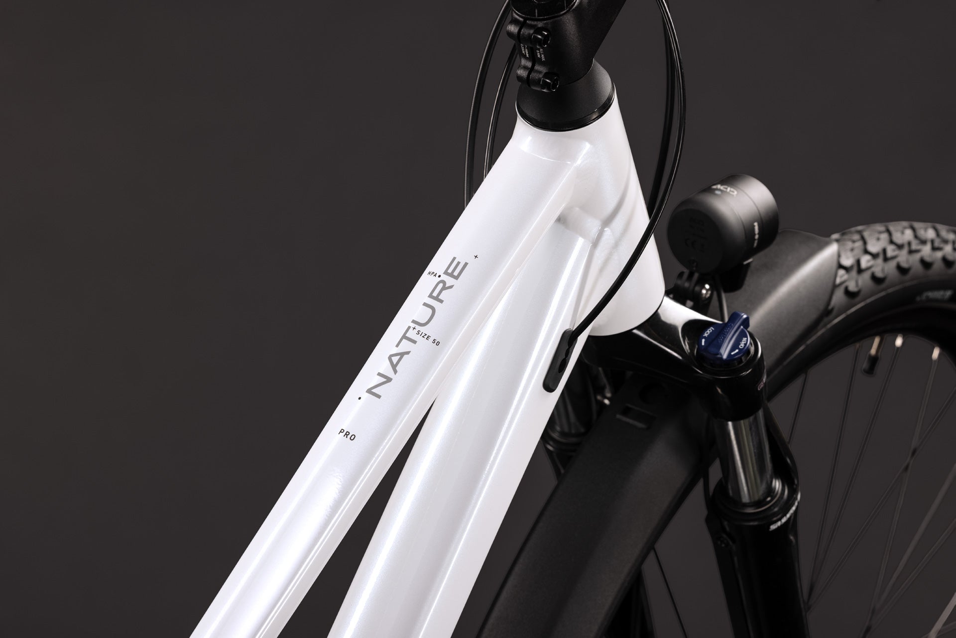 CUBE NATURE PRO FE TREKKING BIKE 2027 METALLICWHITE 'N' REFLEX (TRAPEZE)