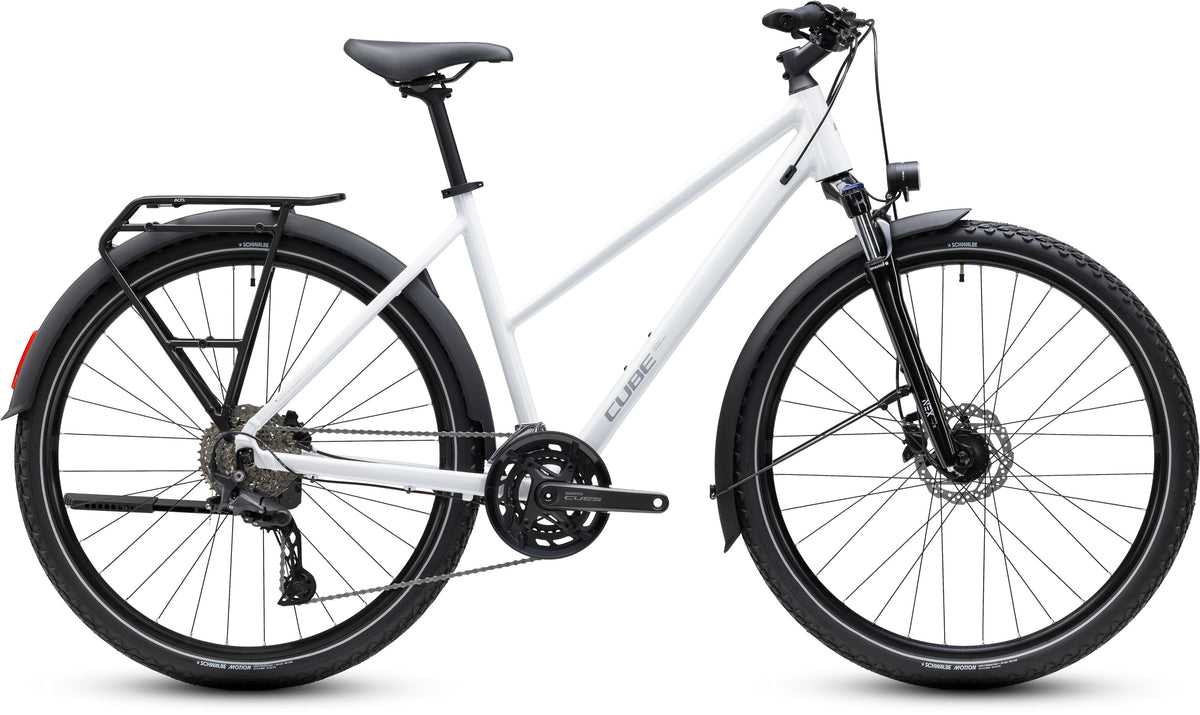 CUBE NATURE PRO FE TREKKING BIKE 2027 METALLICWHITE 'N' REFLEX (TRAPEZE)