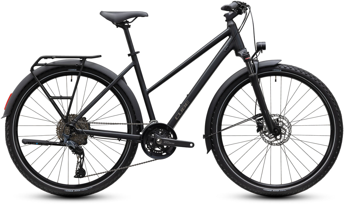 CUBE NATURE EXC FE TREKKING BIKE 2027 GREY 'N' CHROME (TRAPEZE)