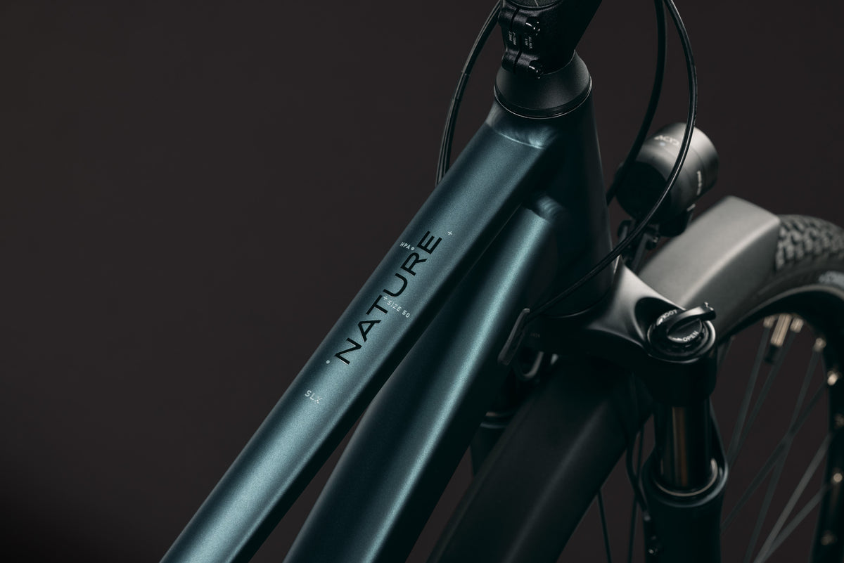 CUBE NATURE SLX FE TREKKING BIKE 2027 INDIGOMETALLIC 'N' BLACK (TRAPEZE)