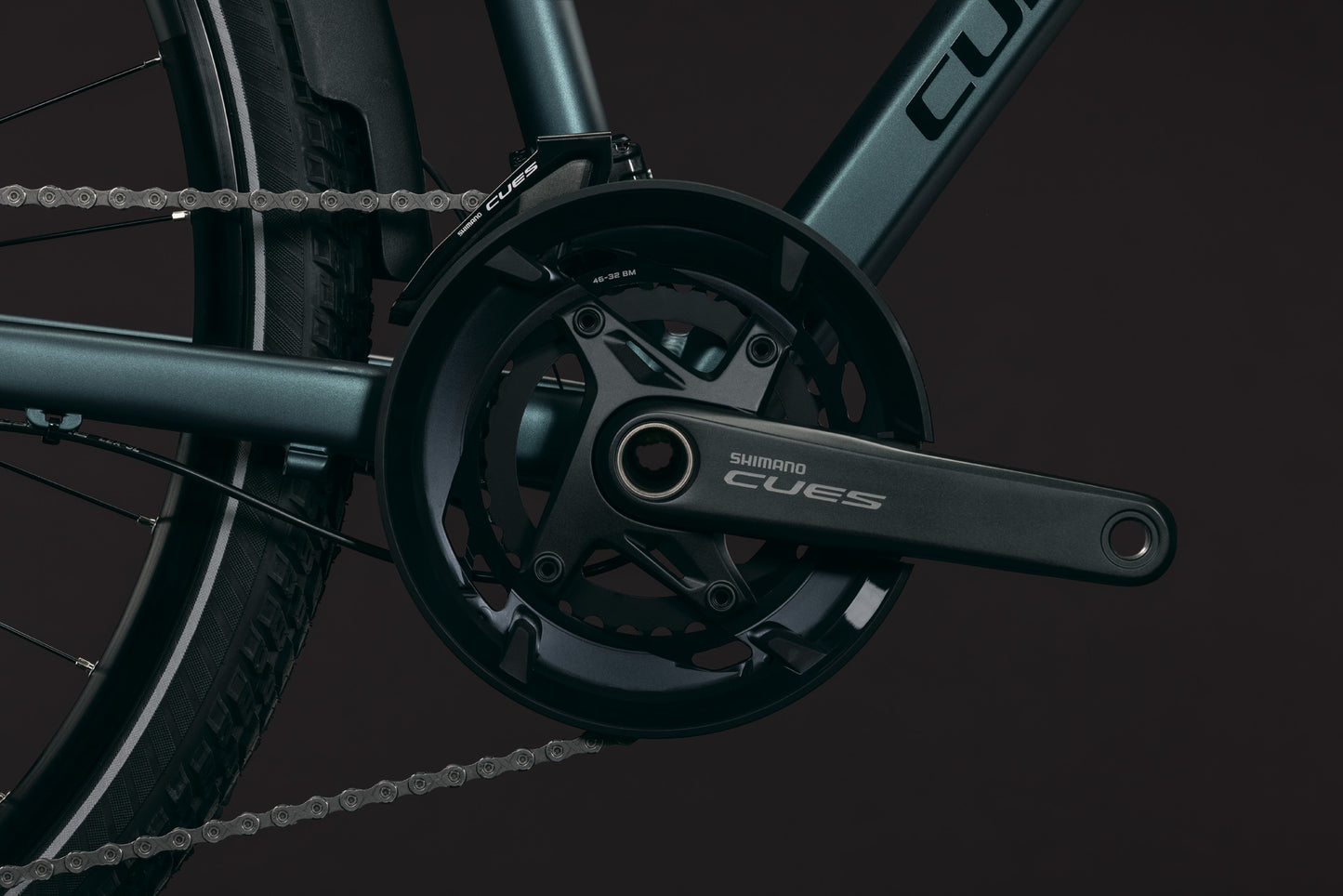 CUBE NATURE SLX FE TREKKING BIKE 2027 INDIGOMETALLIC 'N' BLACK (TRAPEZE)