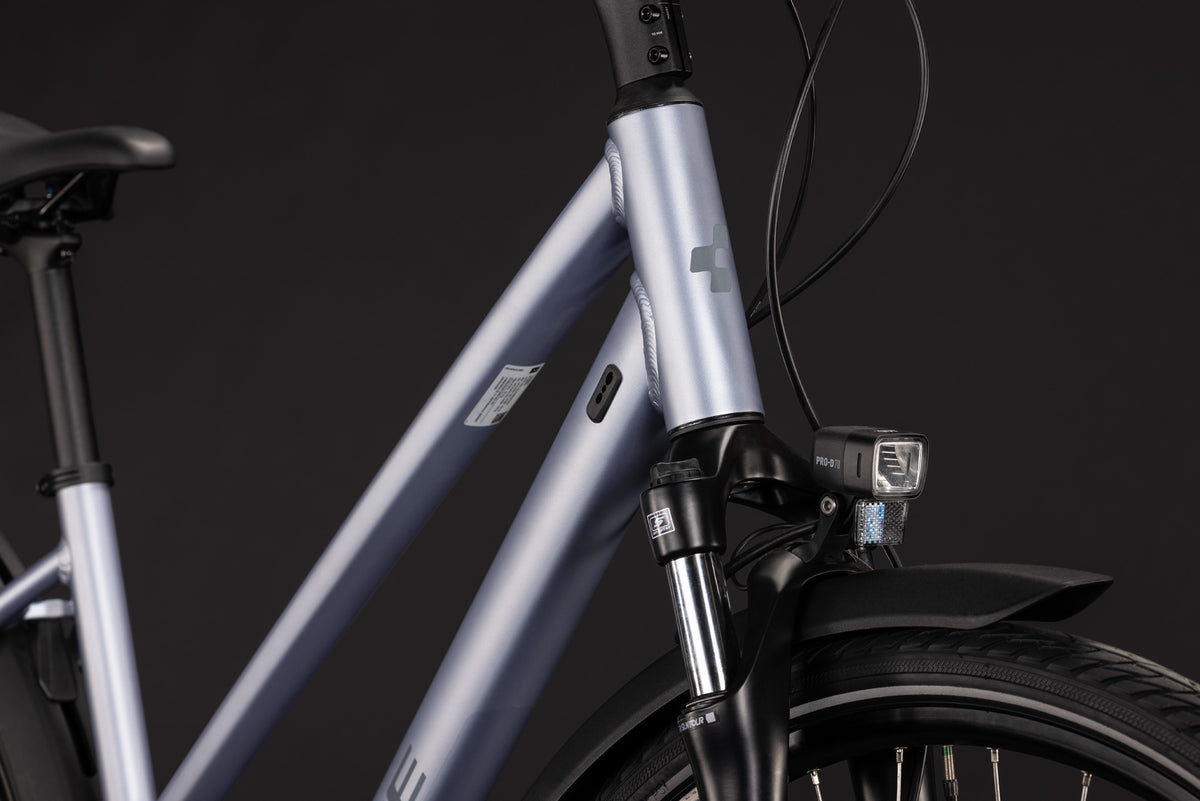 CUBE TOURING ONE TREKKING BIKE 2027 SILVERBLUE 'N' REFLEX (TRAPEZE)