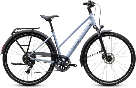 CUBE TOURING ONE TREKKING BIKE 2027 SILVERBLUE 'N' REFLEX (TRAPEZE)