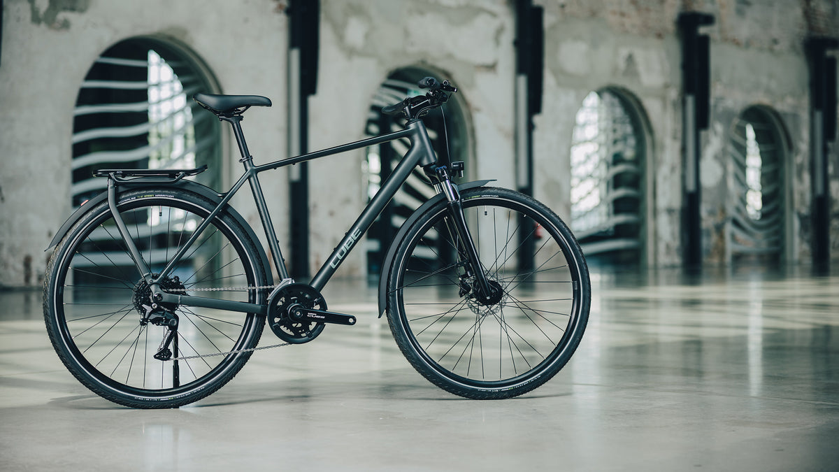 CUBE KATHMANDU ONE TOURING BIKE 2027 BLACKFOREST 'N' CHROME
