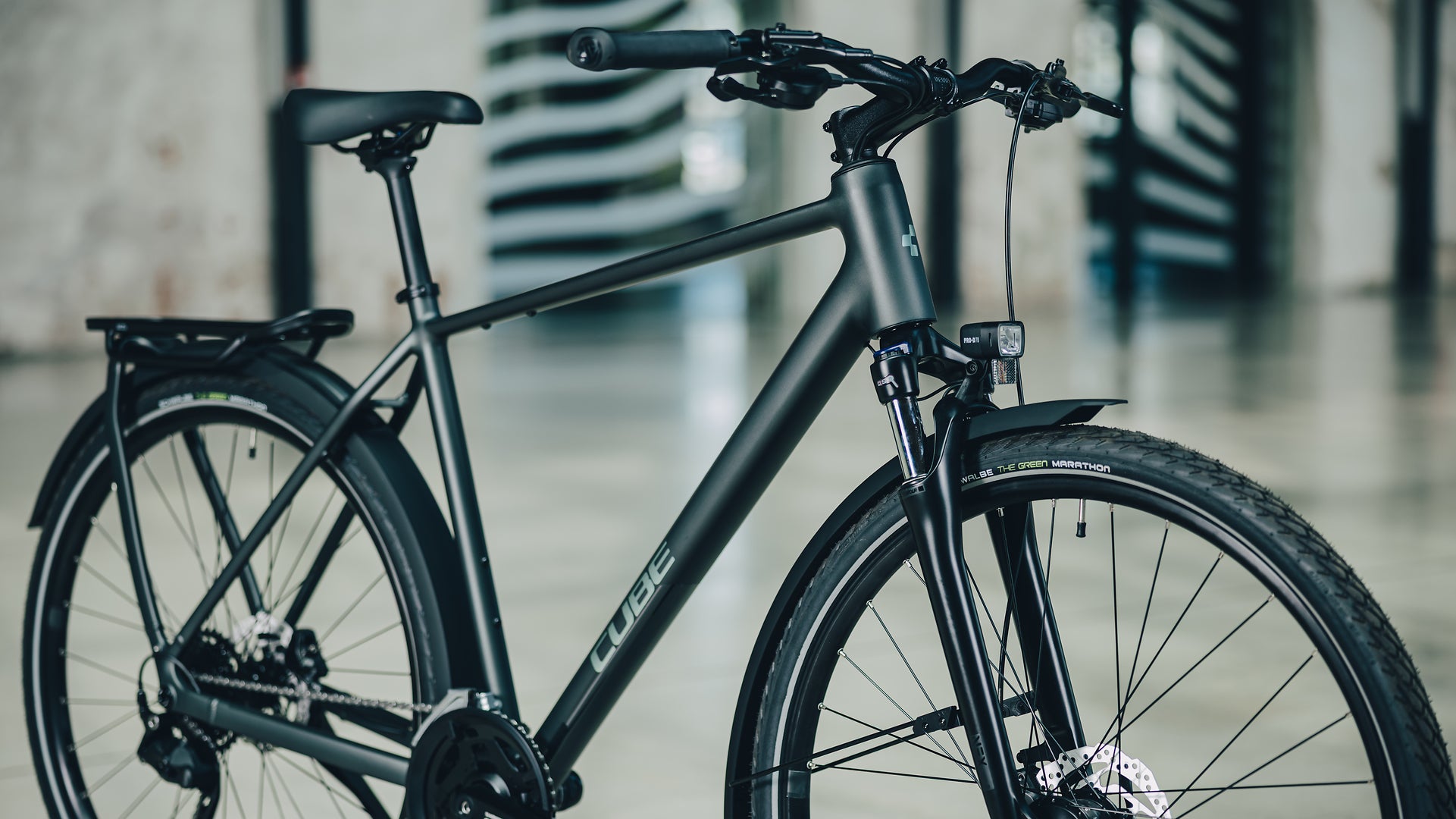CUBE KATHMANDU ONE TOURING BIKE 2027 BLACKFOREST 'N' CHROME